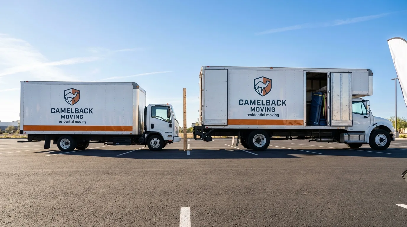 Moving truck size capacity guide in Kerman